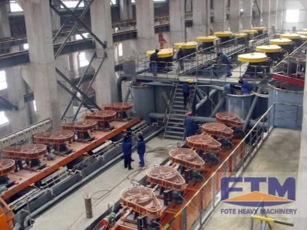 Iron ore beneficiation plant